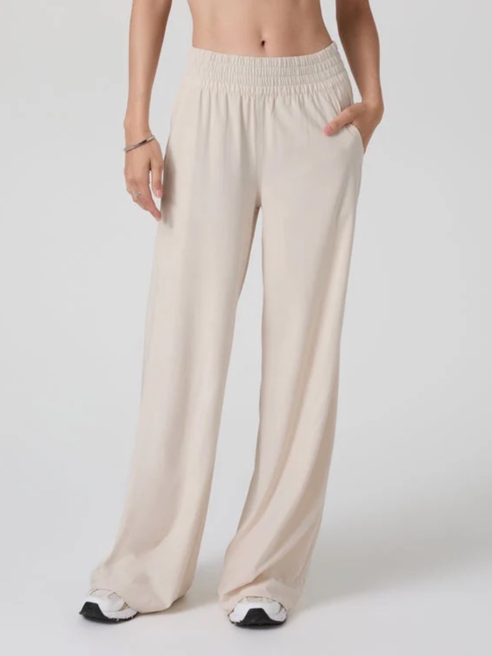 Villa Wideleg Pant - Small - Milkweed